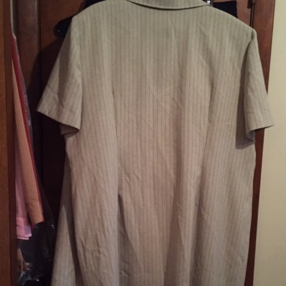 Kathie Lee, Dress with Jacket, sage, 26W - Picture 3 of 10